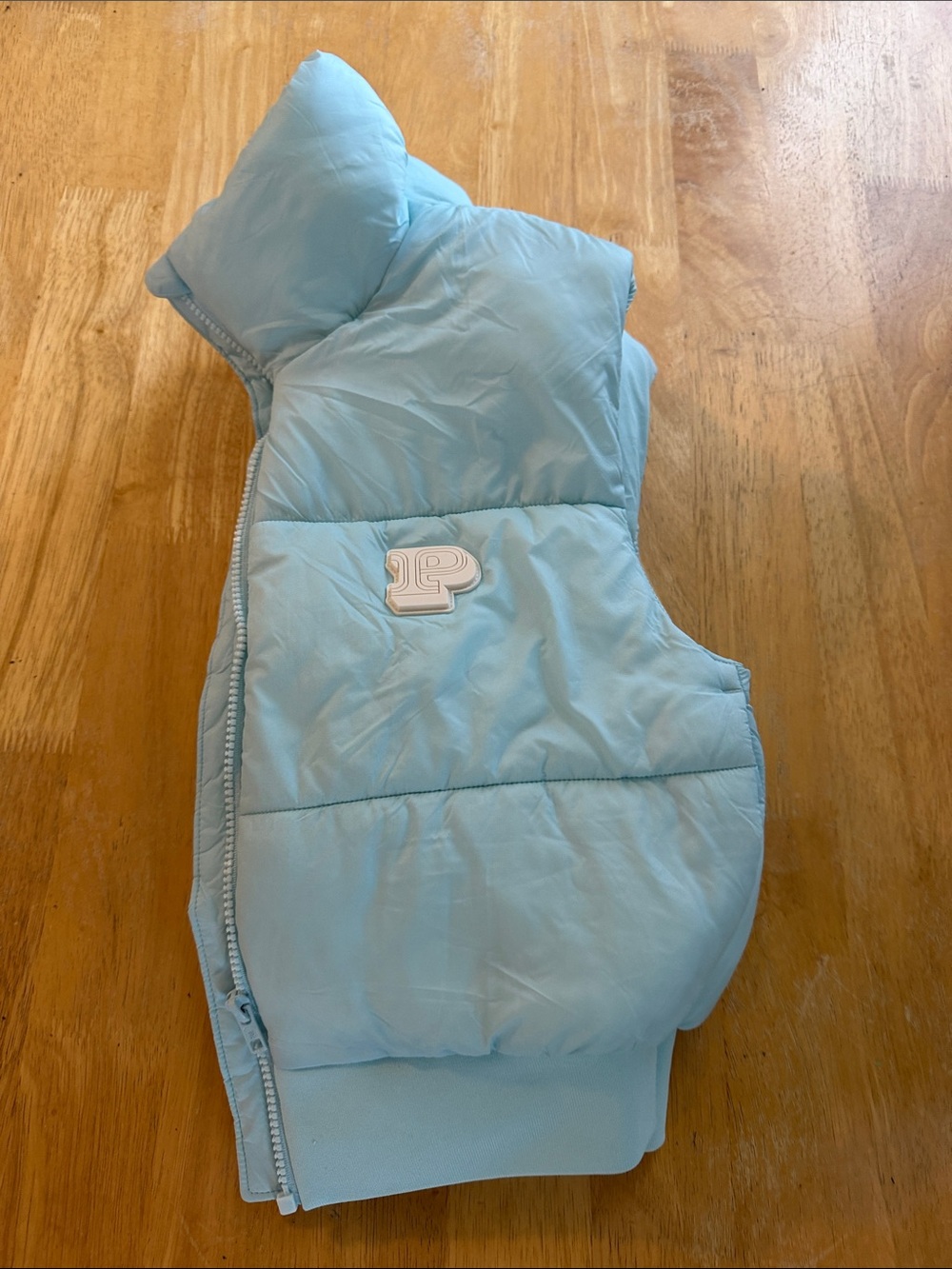 PINK Victoria's Secret Light Blue Quilted Puffer Vest - Picture 2 of 2